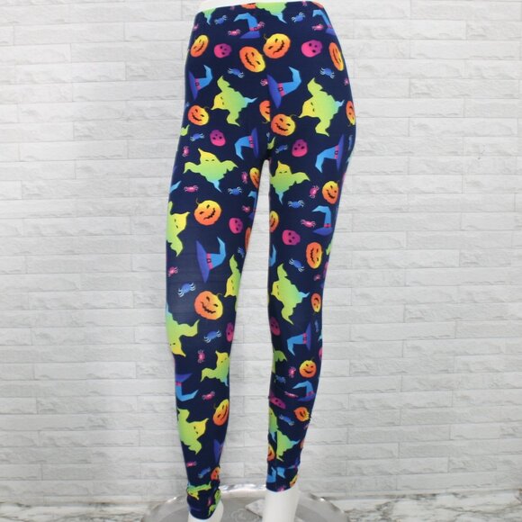 EEVEE Leggings Halloween Colorful Ghostbusters Holiday Colorful One Size - Picture 1 of 10